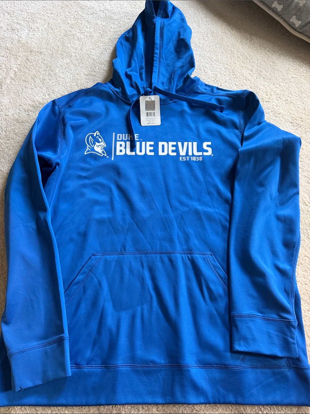 Duke Blue Devils Men's Performance Hoodie - Royal Blue